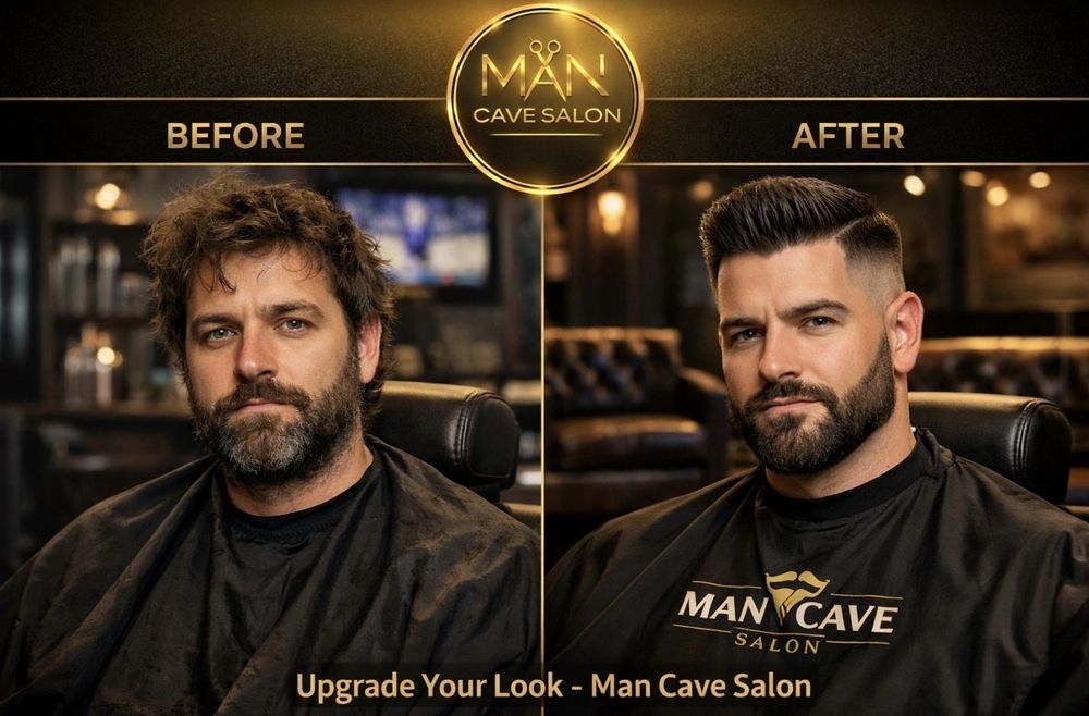Gray Blending in Las Vegas — Man Cave Salon, Henderson barber & men's salon